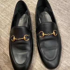 Gucci Brixton Horesebit Leather Loafers